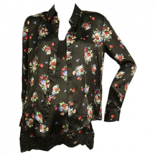 Pre-owned Dondup Silk Shirt In Black