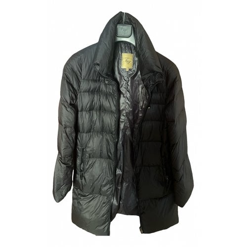 Pre-owned Fay Puffer In Black