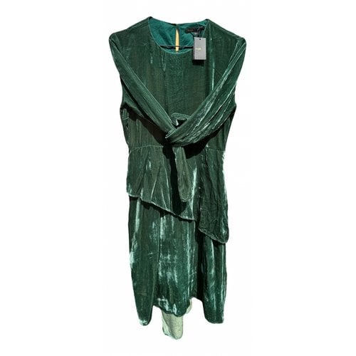 Pre-owned Maje Maxi Dress In Green