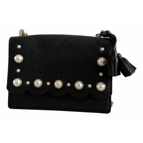 Pre-owned Kate Spade Leather Mini Bag In Black