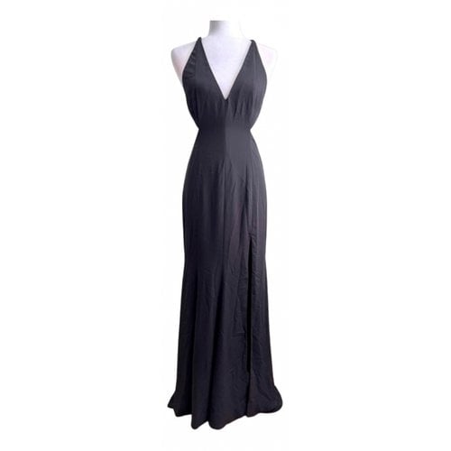 Pre-owned Fame And Partners Maxi Dress In Black