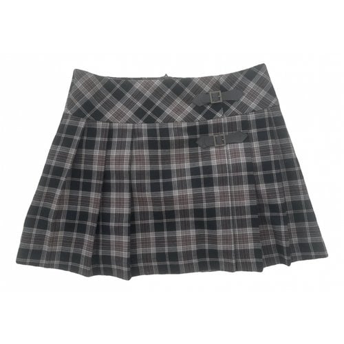 Pre-owned George Cox Mini Skirt In Brown