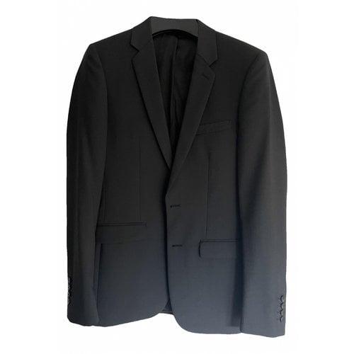 Pre-owned Sandro Wool Suit In Black