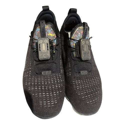 Pre-owned Nike Air Vapormax Cloth Trainers In Black