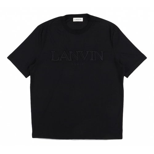 Pre-owned Lanvin T-shirt In Black