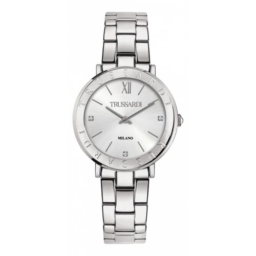 Pre-owned Trussardi Watch In White