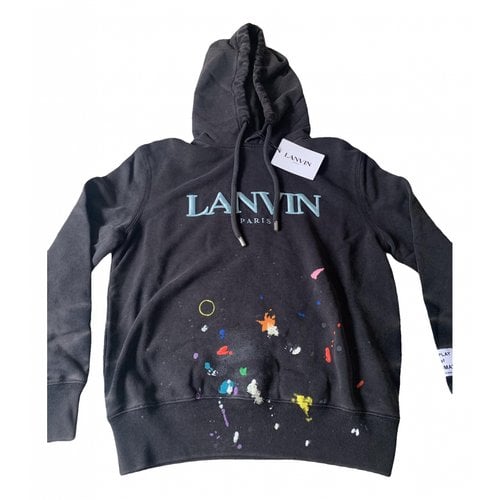 Pre-owned Lanvin Sweatshirt In Black