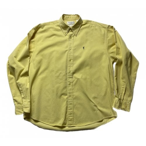 Pre-owned Saint Laurent Shirt In Yellow