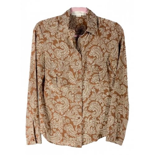 Pre-owned Stella Mccartney Silk Shirt In Brown