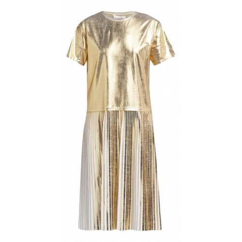 Pre-owned Valentino Mid-length Dress In Gold
