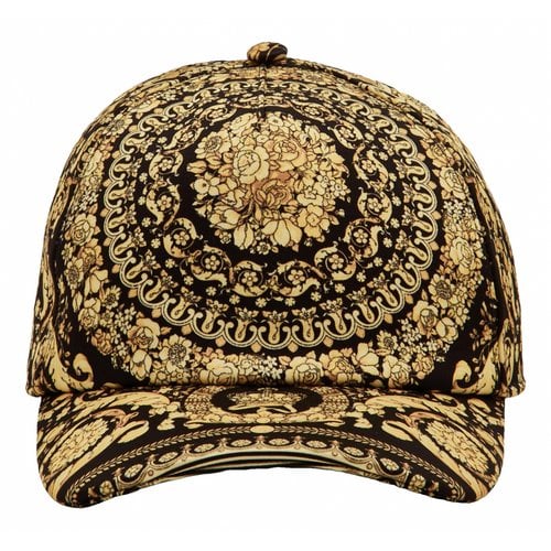 Pre-owned Versace Hat In Yellow