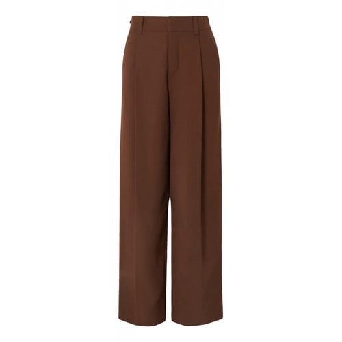 Pre-owned Vince Large Pants In Brown