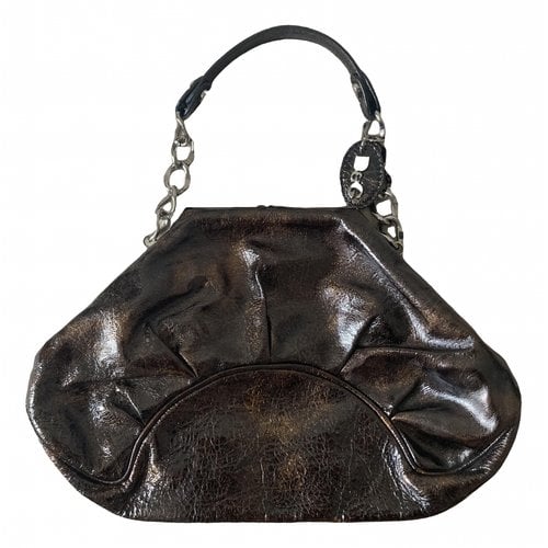 Pre-owned D&g Leather Handbag In Black