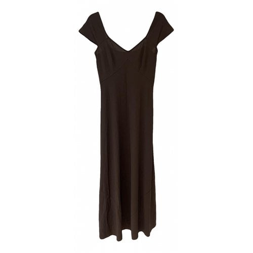 Pre-owned Dolce & Gabbana Maxi Dress In Brown
