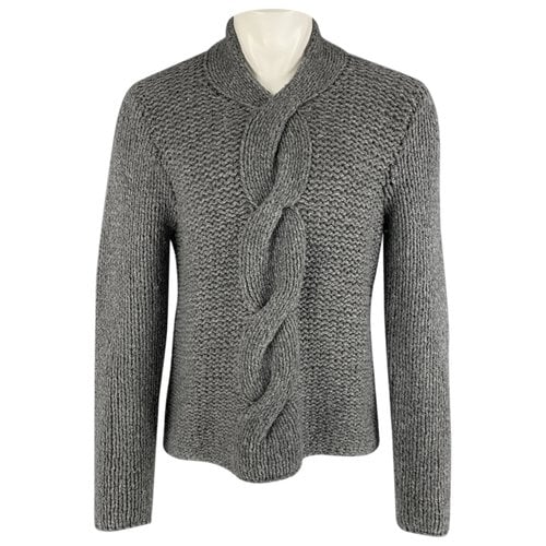 Pre-owned Ann Demeulemeester Wool Pull In Grey