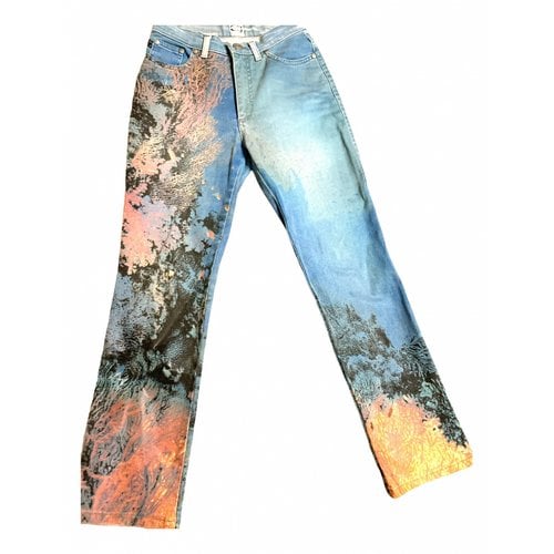 Pre-owned Roberto Cavalli Slim Jeans In Multicolour