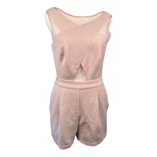 Pre-owned Bcbg Max Azria Jumpsuit In Pink