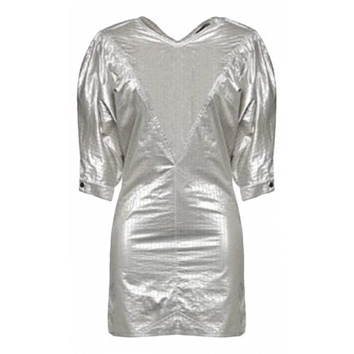 Pre-owned Isabel Marant Mini Dress In Silver