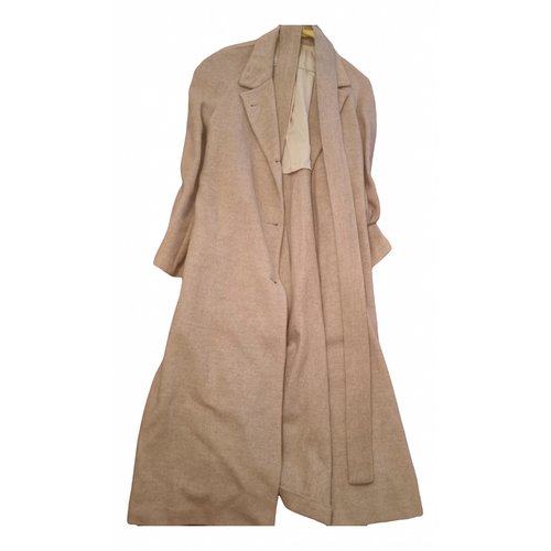 Pre-owned Kiton Cashmere Coat In Beige