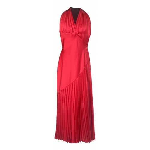 Pre-owned Amanda Wakeley Maxi Dress In Red