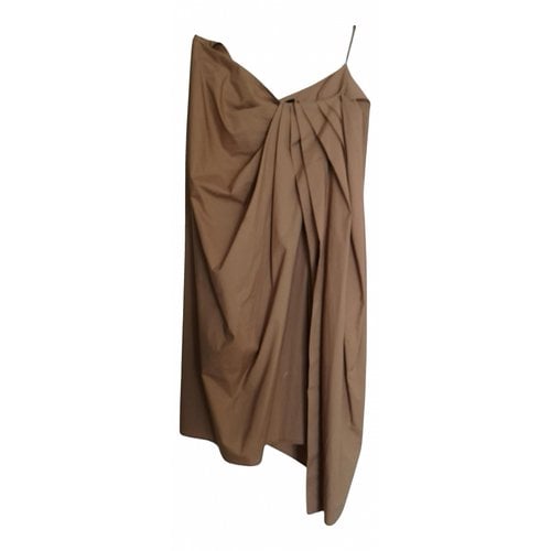 Pre-owned Eudon Choi Mid-length Skirt In Brown