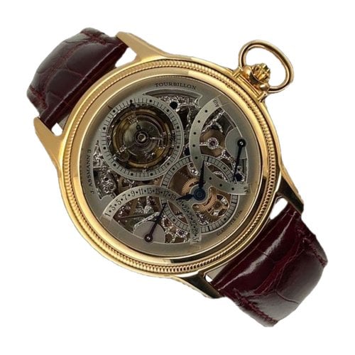 Pre-owned Glashütte Original Pink Gold Watch