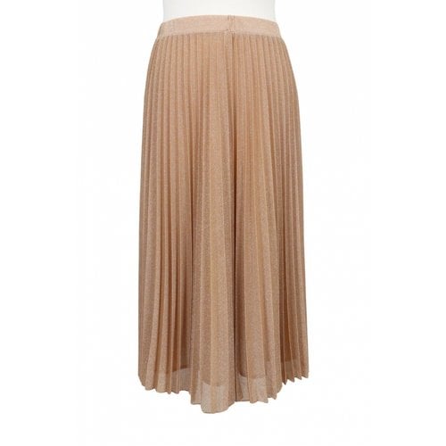 Pre-owned Max & Co Mid-length Skirt In Gold