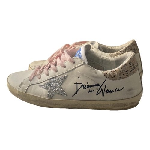 Pre-owned Golden Goose Leather Lace Ups In Multicolour