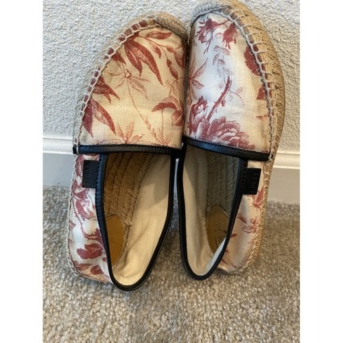 Pre-owned Gucci Espadrilles In Pink