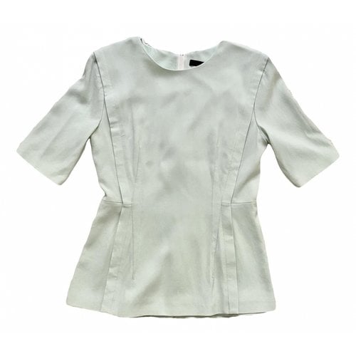Pre-owned Alexander Wang Blouse In Green