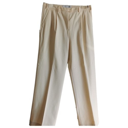 Pre-owned Douuod Large Pants In Beige