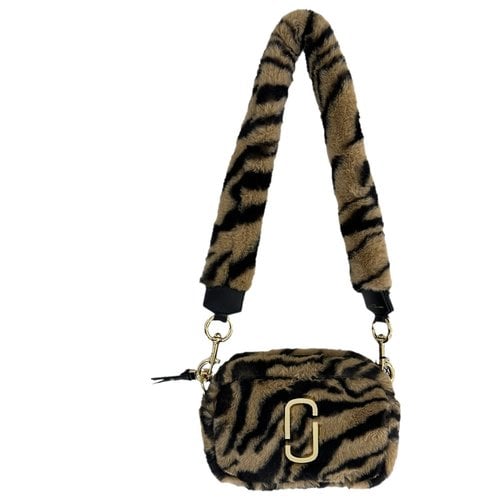 Pre-owned Marc Jacobs Snapshot Faux Fur Crossbody Bag In Multicolour