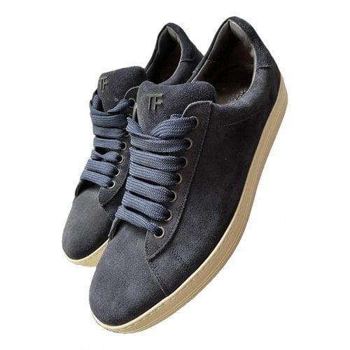 Pre-owned Tom Ford Low Trainers In Blue