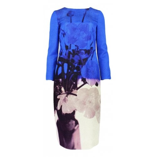 Pre-owned Dries Van Noten Mid-length Dress In Blue