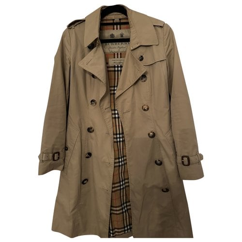 Pre-owned Burberry Jacket In Camel