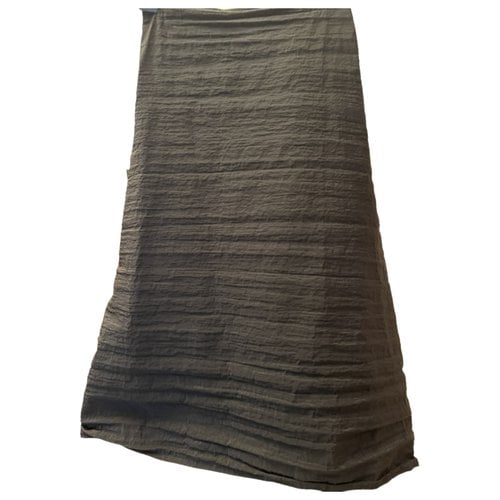 Pre-owned Dkny Maxi Skirt In Black