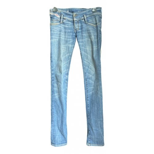 Pre-owned Diesel Slim Jeans In Blue