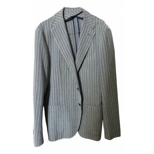 Pre-owned Tagliatore Linen Suit In Multicolour