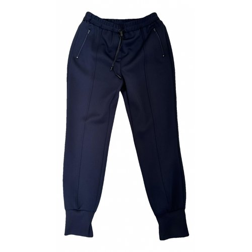 Pre-owned 3.1 Phillip Lim Trousers In Navy