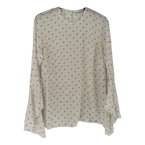Pre-owned Givenchy Silk Blouse In White
