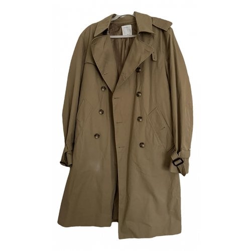 Pre-owned Sandro Fall Winter 2019 Trench In Beige