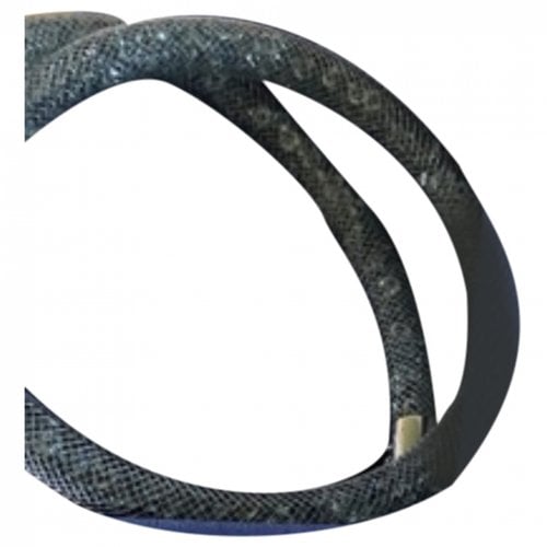 Pre-owned Swarovski Stardust Silver Bracelet In Turquoise