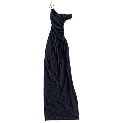 Pre-owned Weworewhat Maxi Dress In Black