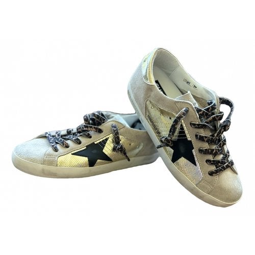 Pre-owned Golden Goose Superstar Trainers In Multicolour