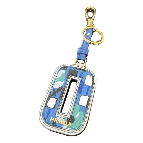 Pre-owned Prada Leather Key Ring In Multicolour