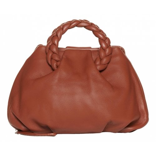 Pre-owned Hereu Leather Crossbody Bag In Brown