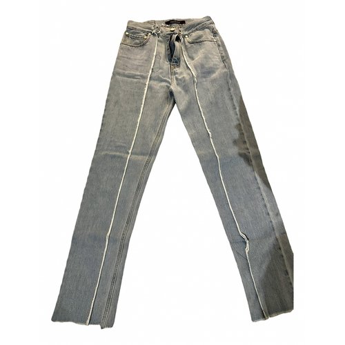 Pre-owned Rokh Jeans In Blue