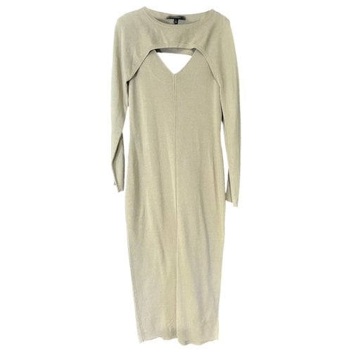 Pre-owned Toccin Mid-length Dress In Khaki