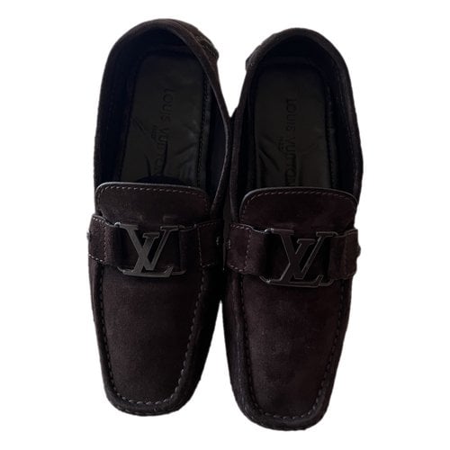 Pre-owned Louis Vuitton Monte Carlo Flats In Brown