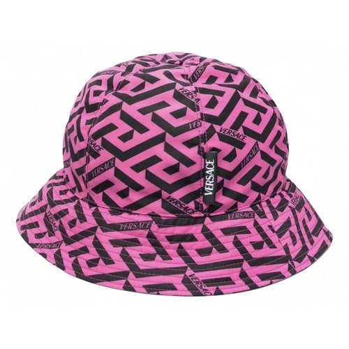 Pre-owned Versace Hat In Pink
